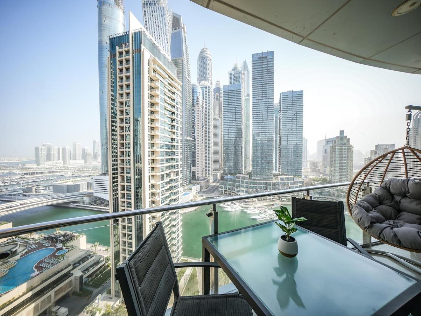 Deluxe 3 Bedroom With Marina & Sea View Dubai Exterior photo