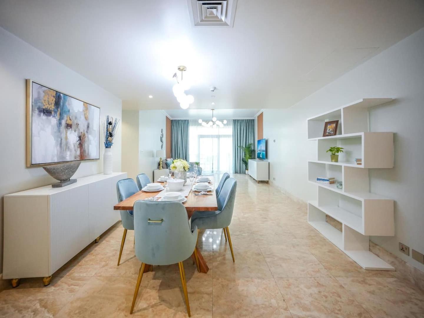 Deluxe 3 Bedroom With Marina & Sea View Dubai Exterior photo